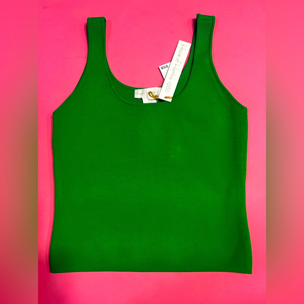 nwt house of harlow emerald green top- size small